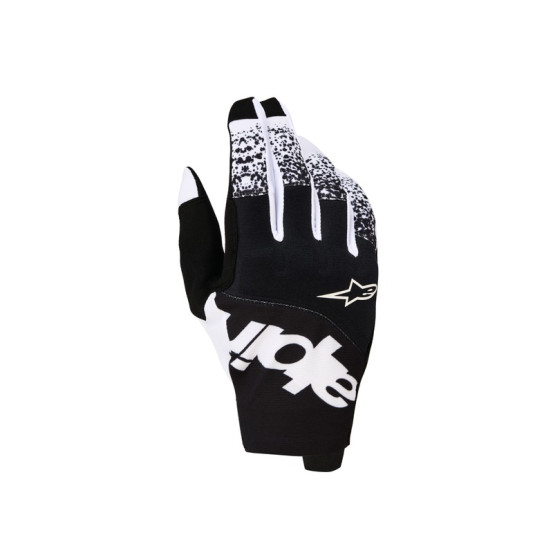 Gants cross Alpinestars Techstar - Blanc Noir