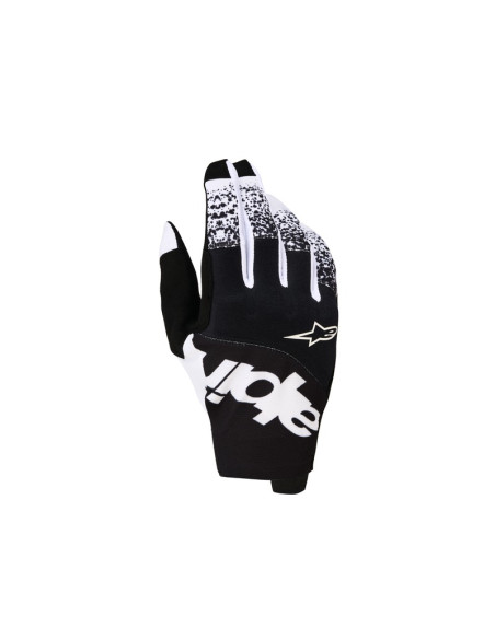 Gants cross Alpinestars Techstar - Blanc Noir