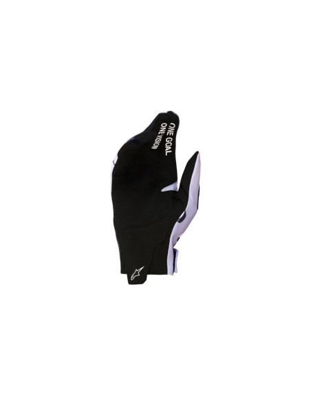 Gants cross enfant Alpinestars Radar - Gris Lila Rouge Noir