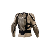 Gilet de protection Alpinestars Bionic action V3 - Aluminium Noir Rouge Fluo 2