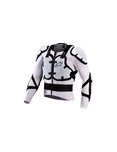 Gilet de protection Alpinestars Bionic action V3 - Blanc Noir