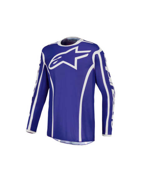 Maillot cross Alpinestars 2027 Fluid Apex V2 - Bleu Blanc