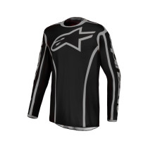 Maillot cross Alpinestars 2027 Fluid Apex V2 - Noir Argent