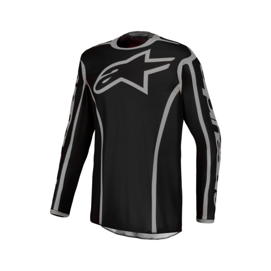 Maillot cross Alpinestars 2027 Fluid Apex V2 - Noir Argent