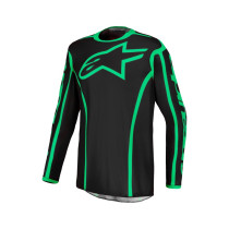 Maillot cross Alpinestars 2027 Fluid Apex V2 - Noir Vert Fluo