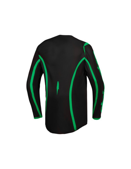 Maillot cross Alpinestars 2027 Fluid Apex V2 - Noir Vert Fluo