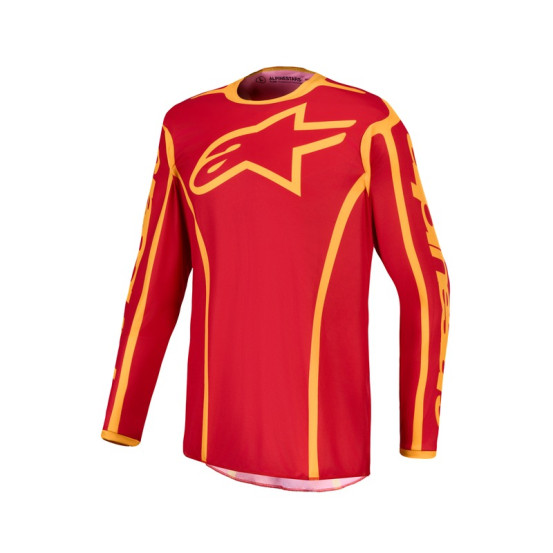 Maillot cross Alpinestars 2027 Fluid Apex V2 - Rouge Or
