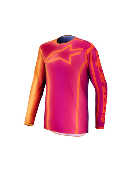 Maillot cross Alpinestars 2027 Fluid Kepler - Violet Orange