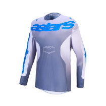 Maillot cross Alpinestars 2027 Racer Amber - Gris Lila Bleu Ucla