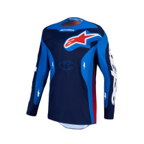 Maillot cross Alpinestars 2027 Racer Hunt - Bleu Rouge