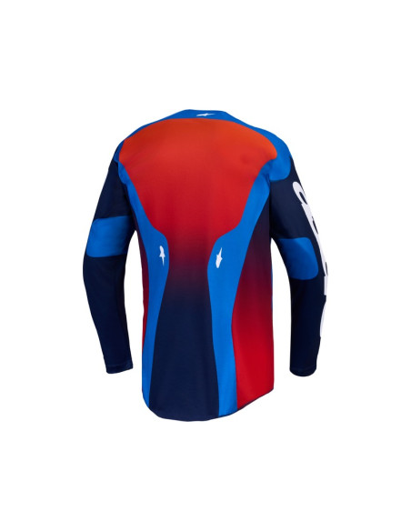 Maillot cross Alpinestars 2027 Racer Hunt - Bleu Rouge
