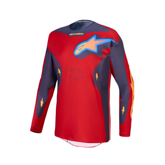 Maillot cross Alpinestars 2027 Racer Hunt - Rouge Gris Corail