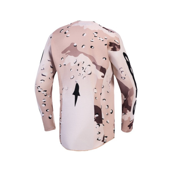 Maillot cross Alpinestars 2027 Racer Lone - Camo Désert Noir