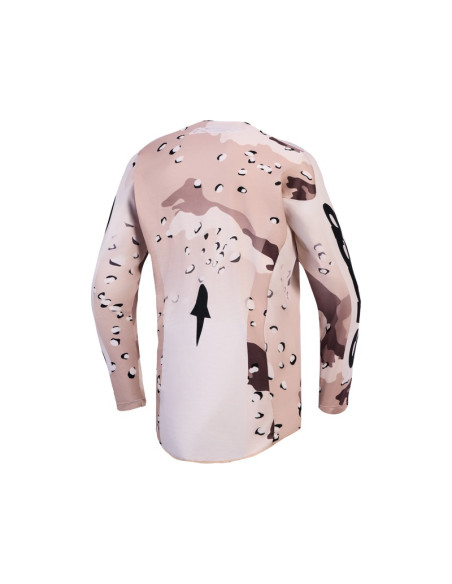 Maillot cross Alpinestars 2027 Racer Lone - Camo Désert Noir
