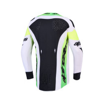 Maillot cross Alpinestars 2027 Supertech Dyna - Lila Vert Fluo Noir 2