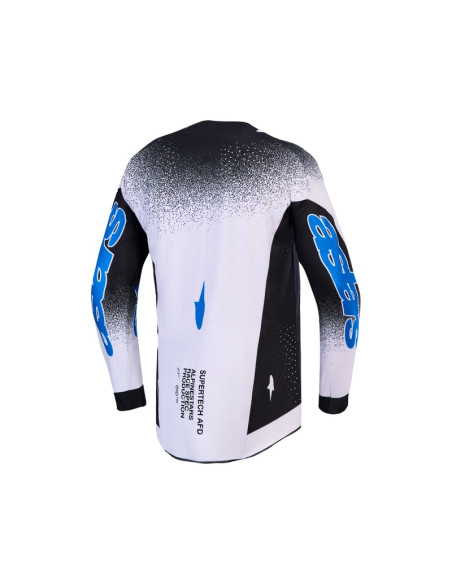 Maillot cross Alpinestars 2027 Supertech Hiten AFD - Noir Lila Bleu