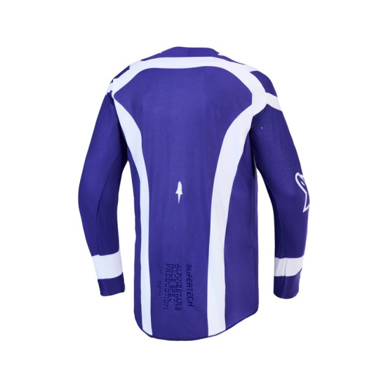 Maillot cross Alpinestars 2027 Supertech Vesta - Bleu Blanc