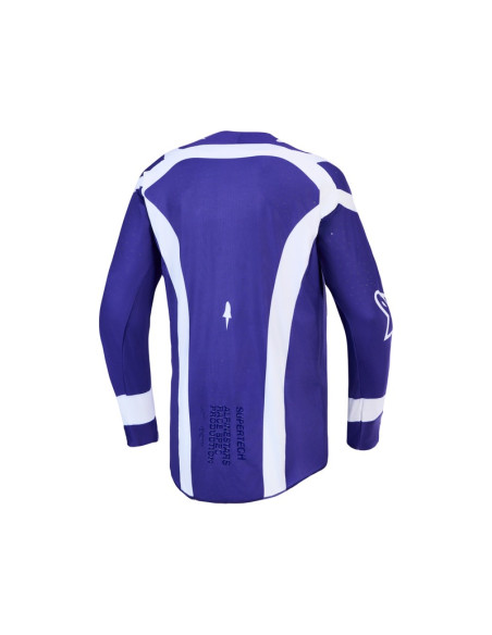Maillot cross Alpinestars 2027 Supertech Vesta - Bleu Blanc