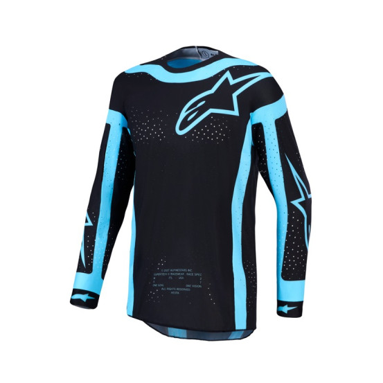 Maillot cross Alpinestars 2027 Supertech Vesta - Noir Turquoise