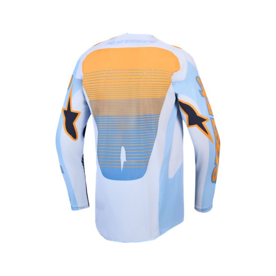 Maillot cross Alpinestars 2027 Techstar Maven - Bleu Tangerine Noir