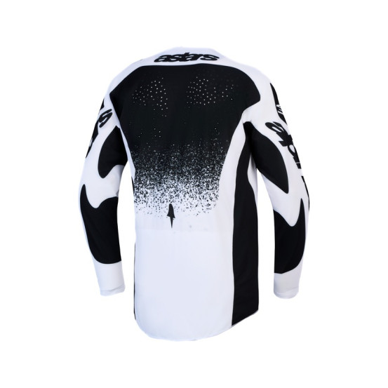Maillot cross Alpinestars 2027 Techstar Swan - Blanc Noir