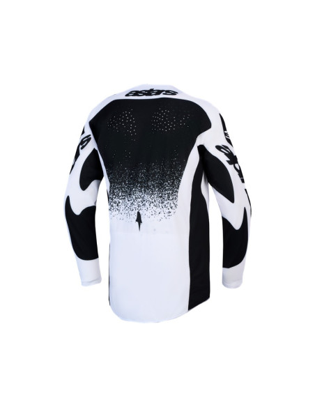 Maillot cross Alpinestars 2027 Techstar Swan - Blanc Noir