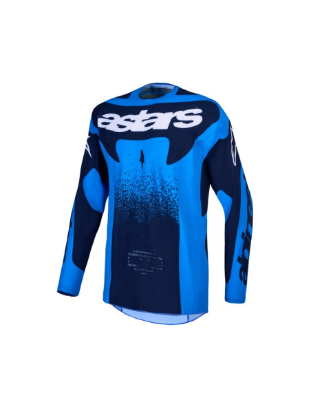 Maillot cross Alpinestars 2027 Techstar Swan - Bleu Ucla Bleu