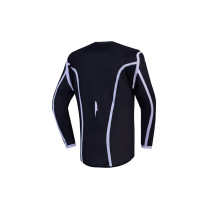 Maillot cross enfant Alpinestars 2027 Fluid Apex V2 - Noir Argent 2