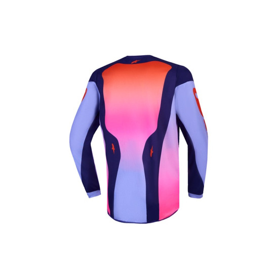 Maillot cross enfant Alpinestars 2027 Fluid Hunt - Violet Rose Fluo