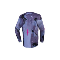 Maillot cross enfant Alpinestars 2027 Fluid Lone - Camo Gris Violet 2
