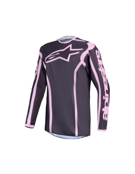 Maillot cross femme Alpinestars 2027 Stella Fluid Apex V2 - Gris Rose