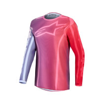 Maillot cross femme Alpinestars 2027 Stella Fluid Kepler - Violet Rouge