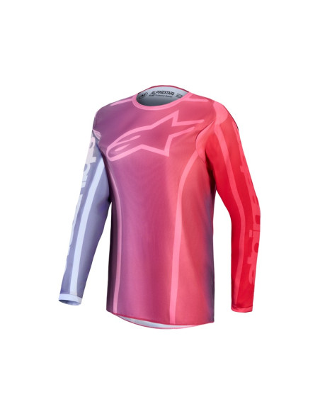 Maillot cross femme Alpinestars 2027 Stella Fluid Kepler - Violet Rouge
