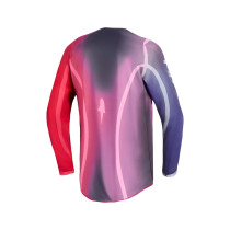 Maillot cross femme Alpinestars 2027 Stella Fluid Kepler - Violet Rouge 2