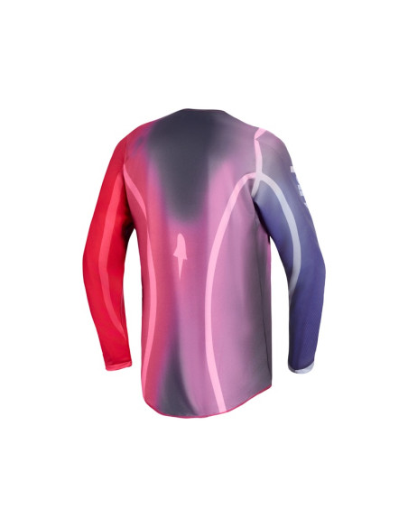 Maillot cross femme Alpinestars 2027 Stella Fluid Kepler - Violet Rouge
