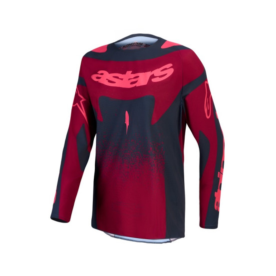 Maillot cross femme Alpinestars 2027 Stella Techstar Swan - Gris Rouge