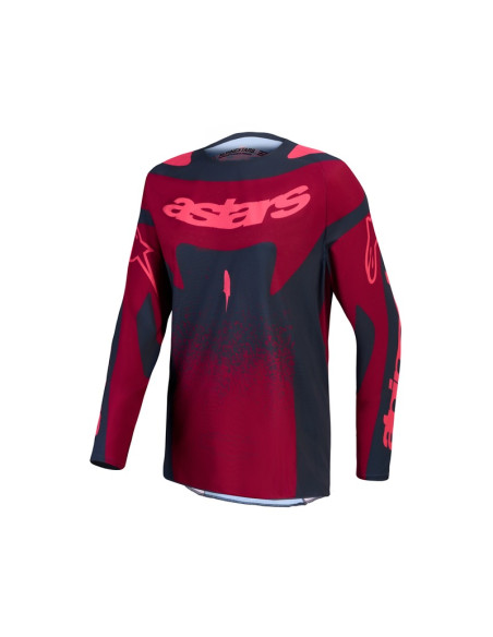 Maillot cross femme Alpinestars 2027 Stella Techstar Swan - Gris Rouge