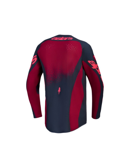 Maillot cross femme Alpinestars 2027 Stella Techstar Swan - Gris Rouge