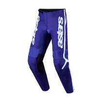 Pantalon cross Alpinestars 2027 Fluid Apex V2 Lila - Bleu Blanc