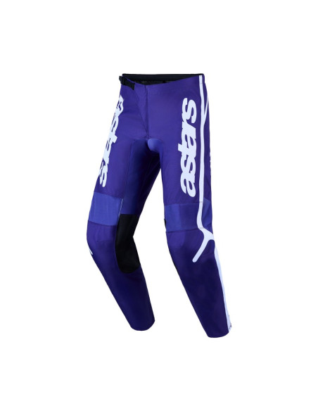 Pantalon cross Alpinestars 2027 Fluid Apex V2 Lila - Bleu Blanc