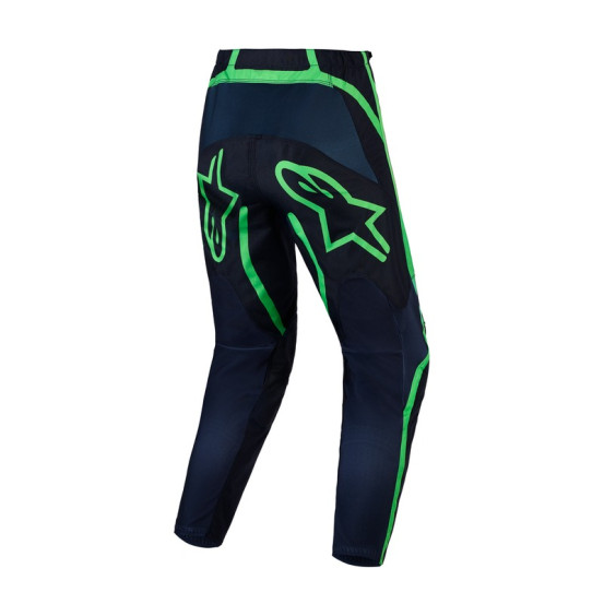 Pantalon cross Alpinestars 2027 Fluid Apex V2 Lila - Noir Vert Fluo