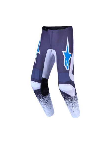 Pantalon cross Alpinestars 2027 Fluid Drag - Gris Lila Bleu Ucla
