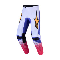 Pantalon cross Alpinestars 2027 Fluid Drag - Lila Bleu Rouge