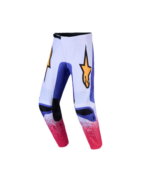 Pantalon cross Alpinestars 2027 Fluid Drag - Lila Bleu Rouge