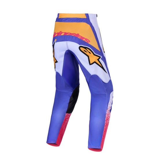 Pantalon cross Alpinestars 2027 Fluid Drag - Lila Bleu Rouge
