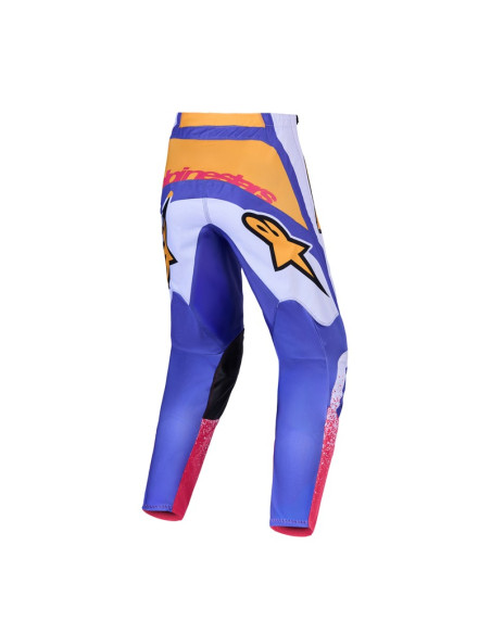 Pantalon cross Alpinestars 2027 Fluid Drag - Lila Bleu Rouge