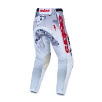 Pantalon cross Alpinestars 2027 Racer Air Lone - Camo Gris Blanc Rouge 2