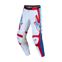 Pantalon cross Alpinestars 2027 Racer Hunt - Blanc Rouge Bleu Ucla