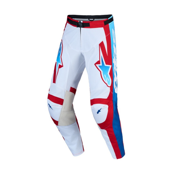 Pantalon cross Alpinestars 2027 Racer Hunt - Blanc Rouge Bleu Ucla