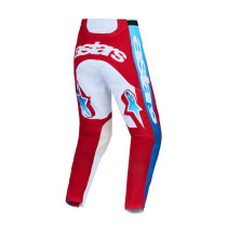 Pantalon cross Alpinestars 2027 Racer Hunt - Blanc Rouge Bleu Ucla 2